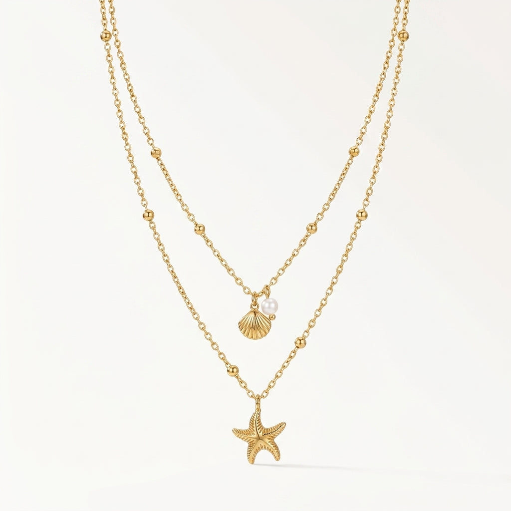 Conjunto Colar Encanto do Mar