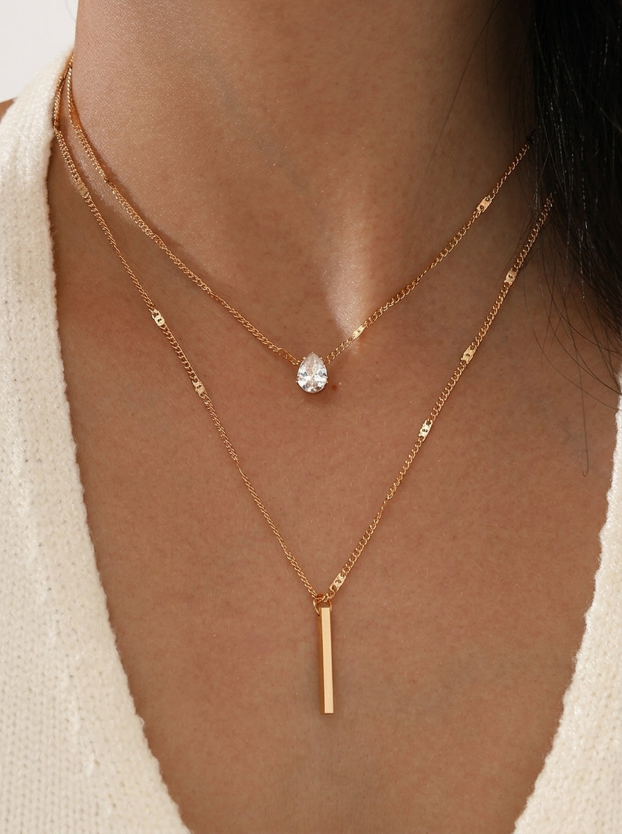 Colar Equilíbrio Dourado