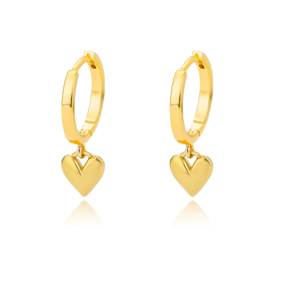 Brincos de argola de concha de estrela do mar de água doce para mulheres elegantes de aço inoxidável cor dourada aretes acessórios de joias de natal