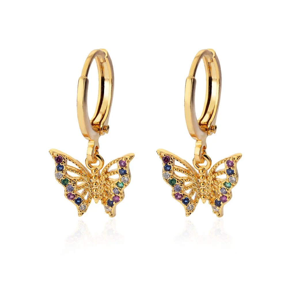 Brincos de argola de concha de estrela do mar de água doce para mulheres elegantes de aço inoxidável cor dourada aretes acessórios de joias de natal